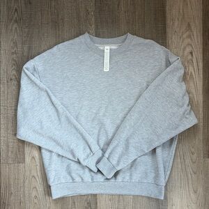 ALO Crewneck Sweatshirt in Heather Gray